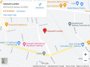 Hayward Design Centers on Google Maps